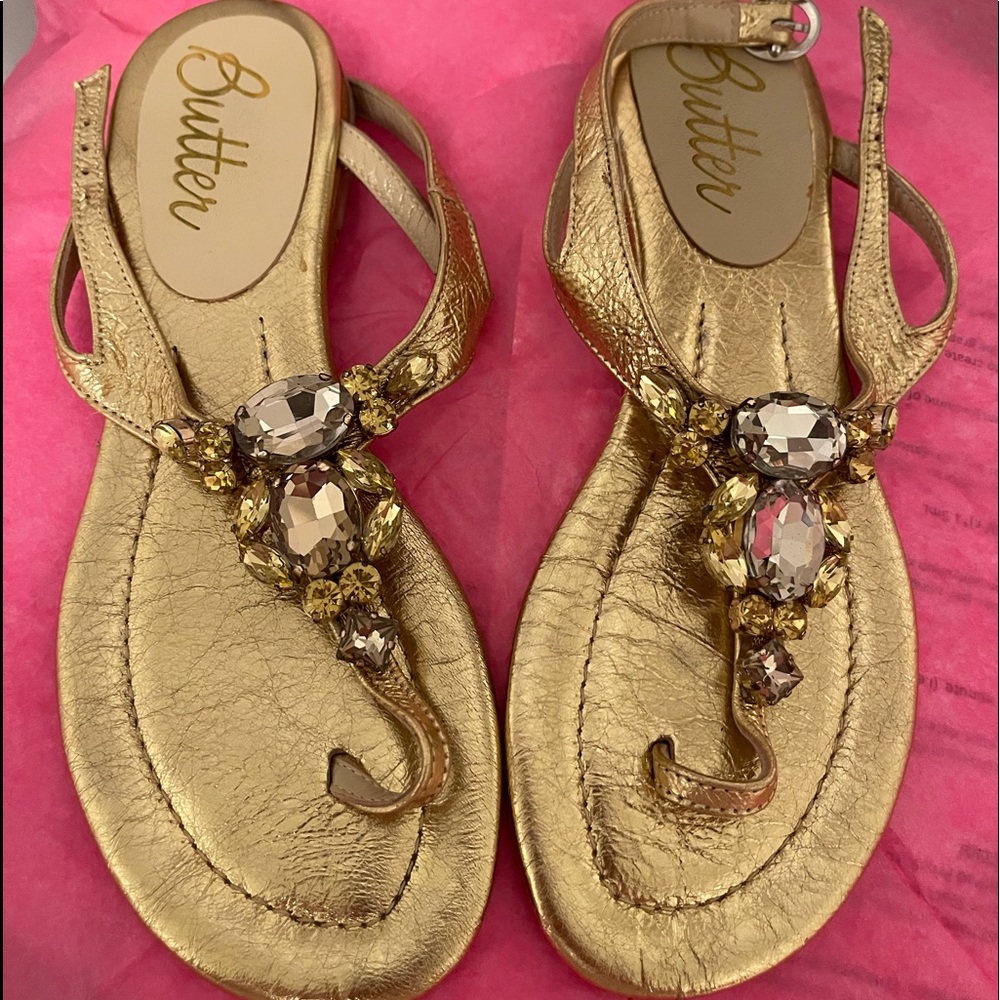 Jeweled sandals